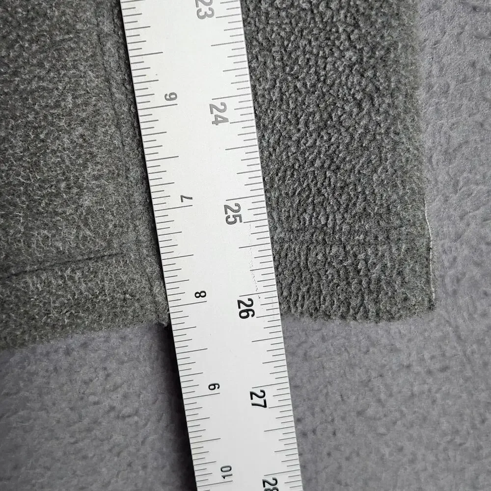 NORTH FACE Jacket Youth XL 18/20 Gray Full Zip Fleece Outdoor Layer NF0A4P9Q DYY